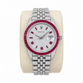 Datejust Red Gem-set Bezel 41mm - Watch Vault Au