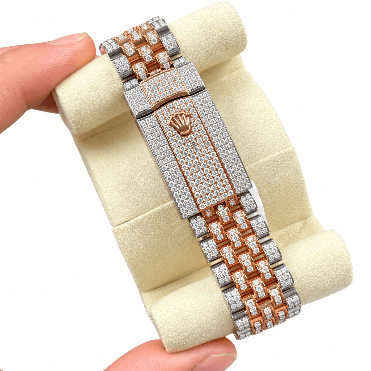 Datejust Two Tone Rose Gold Tone Gem-set 41mm - Watch Vault Au