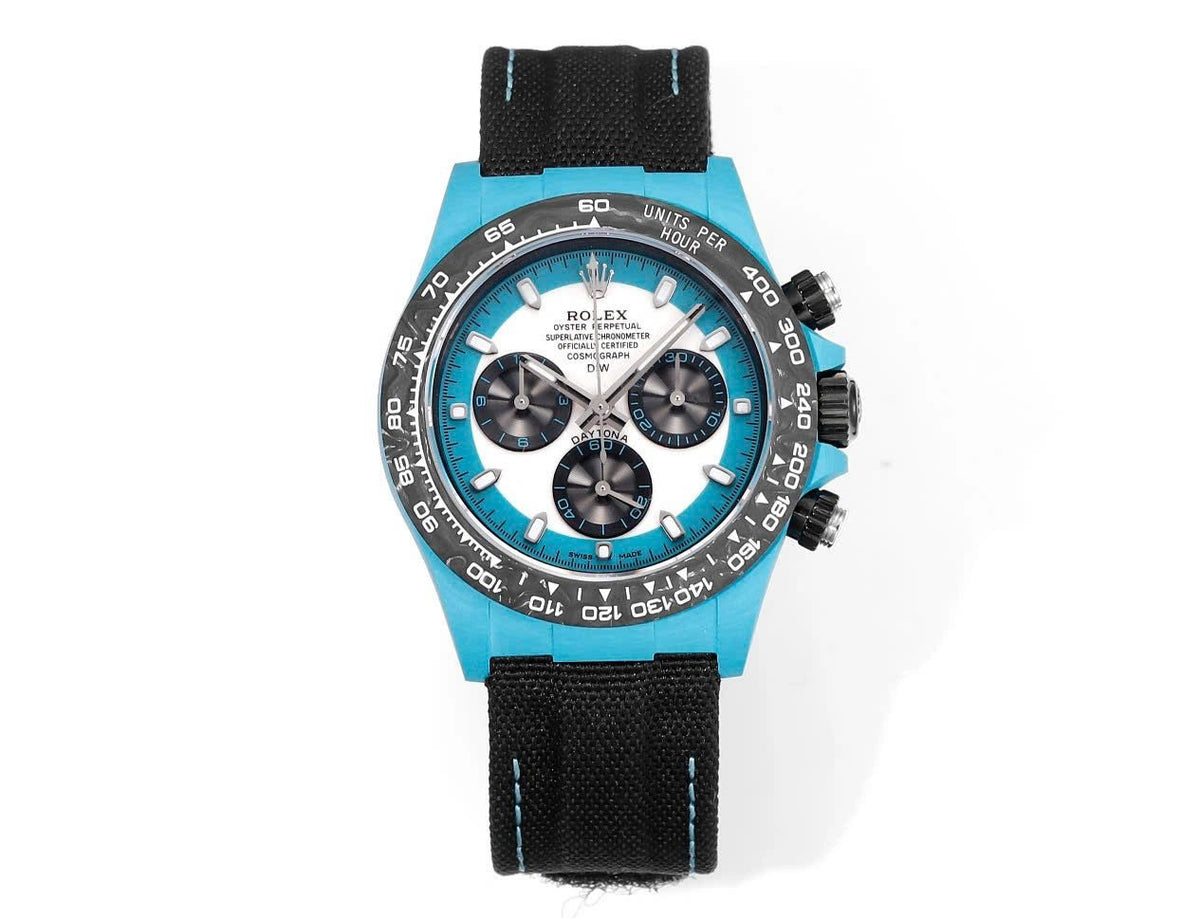 Daytona DiW Celeste Invert Carbon Style 40mm - Watch Vault Au