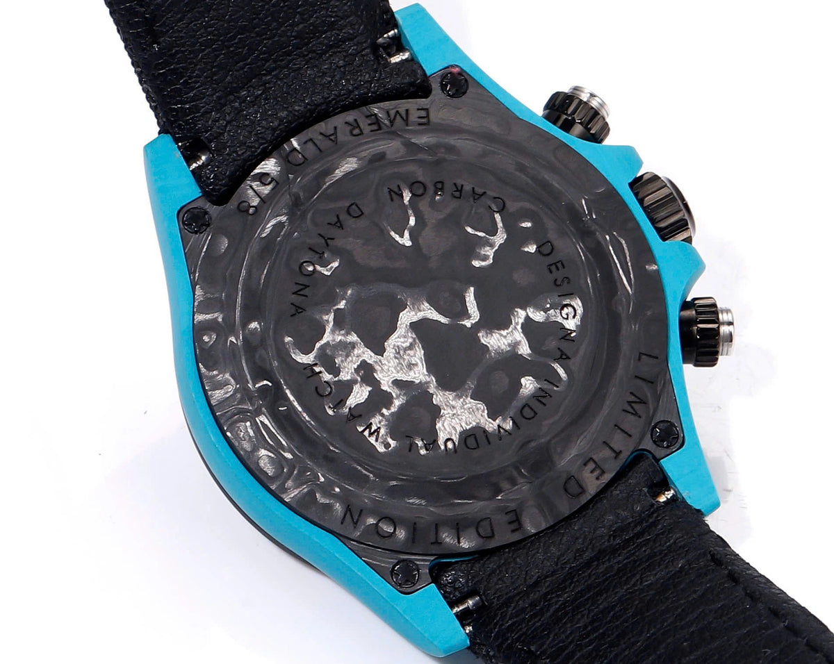 Daytona DiW Celeste Invert Carbon Style 40mm - Watch Vault Au