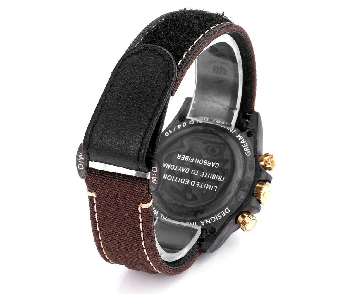 Daytona DiW Desert Eagle Arabic Carbon Style 40mm - Watch Vault Au