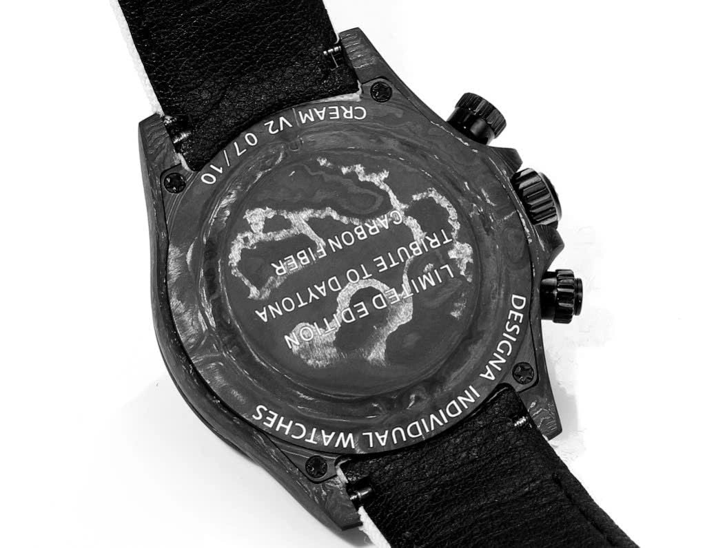 Daytona DiW Cream Carbon Panda Style 40mm - Watch Vault Au