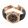 Sky-Dweller Rose Gold Tone Chocolate Dial Rubber Strap 42mm - Watch Vault Au