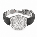 Sky-Dweller Silver Tone White Dial Rubber Strap 42mm - Watch Vault Au