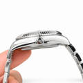 Sky-Dweller Silver Tone White Dial Metal Bracelet 42mm - Watch Vault Au