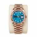 Day-Date Rose Gold Tone Teal Dial 36mm - Watch Vault Au