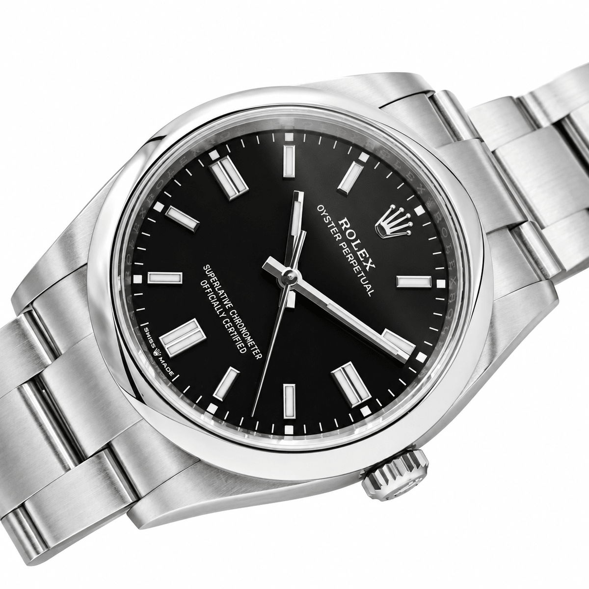 Oyster Perpetual Black Dial 41mm - Watch Vault Au
