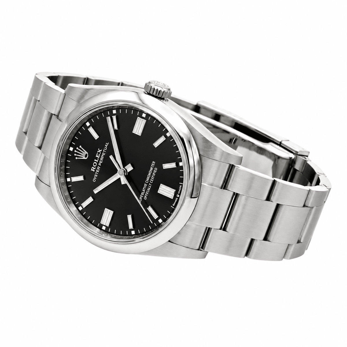 Oyster Perpetual Black Dial 41mm - Watch Vault Au