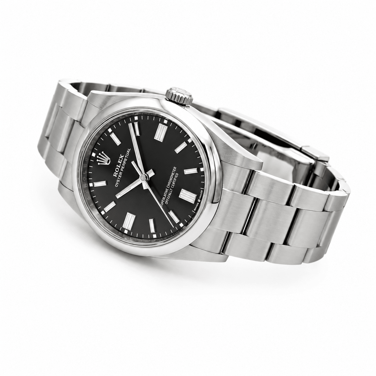 Oyster Perpetual Black Dial 41mm - Watch Vault Au