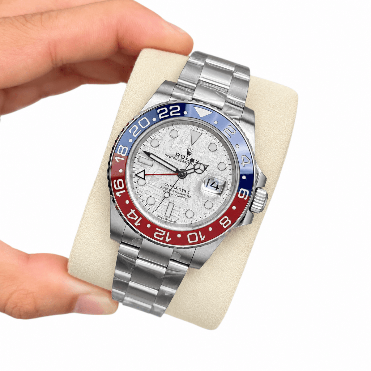 GMT-Master II Meteorite Style Dial Pepsi 40mm - Watch Vault Au