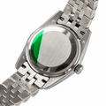 Datejust Silver Tone Mother-of-Pearl Gem-set Bezel 31mm - Watch Vault Au