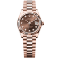 Datejust Rose Gold Tone Chocolate Roman Dial 31mm - Watch Vault Au