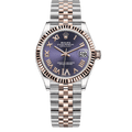 Datejust Two Tone Rose Gold Tone Blue Roman Dial 31mm - Watch Vault Au