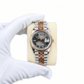Datejust Two Tone Rose Gold Tone Grey Roman Dial 31mm - Watch Vault Au