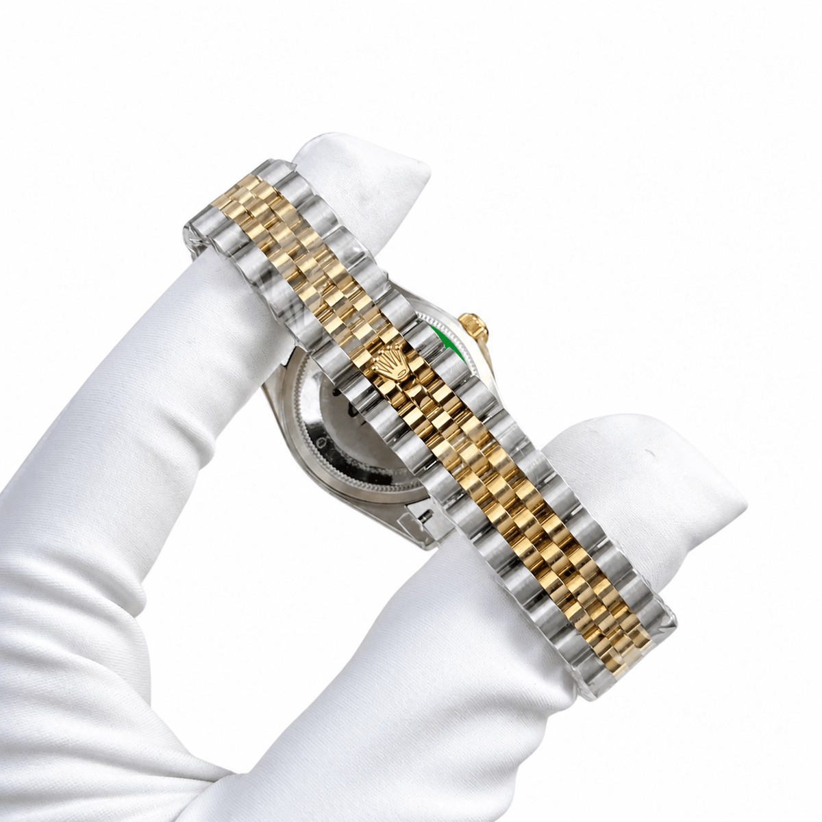 Datejust Two Tone Yellow Gold Tone Champagne Gem-set Dial 31mm - Watch Vault Au