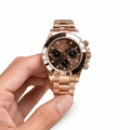 Daytona Rose Gold Tone Chocolate Dial 40mm - Watch Vault Au