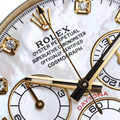 Daytona Yellow Gold Tone Mother-of-Pearl Dial Rubber Strap 40mm - Watch Vault Au