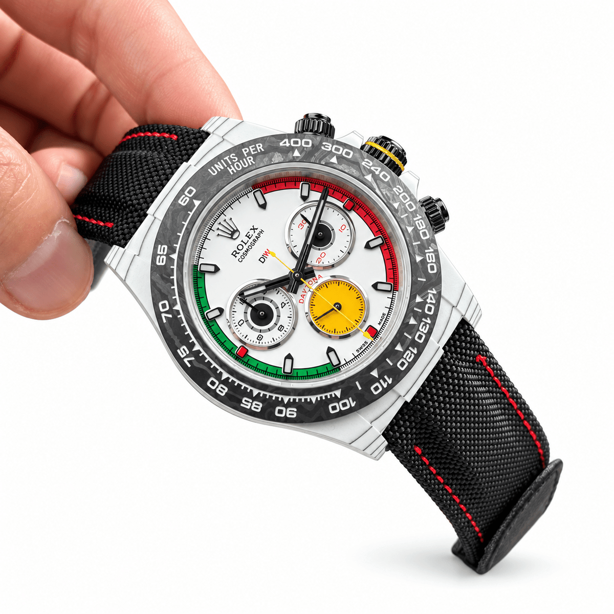 Daytona DiW Ferrari Carbon Style 40mm - Watch Vault Au