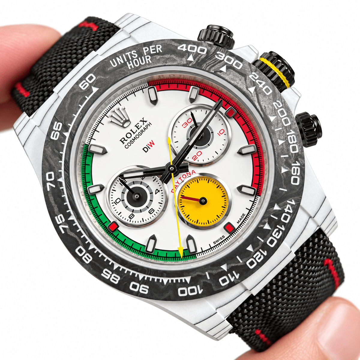 Daytona DiW Ferrari Carbon Style 40mm - Watch Vault Au