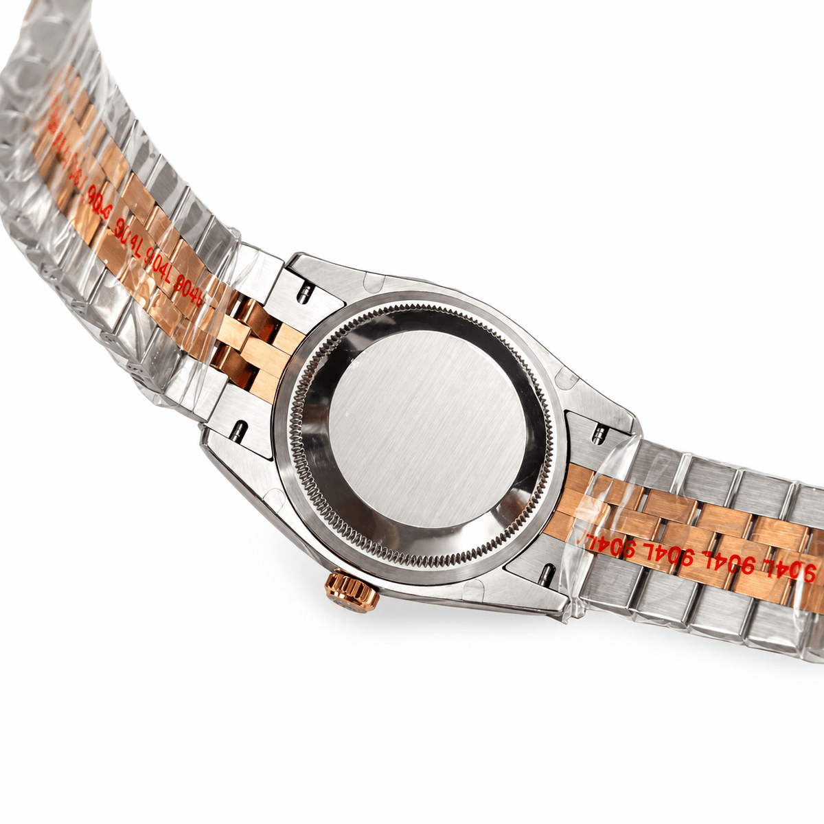 Datejust Two Tone Rose Gold Tone Silver Gem-set Dial 36mm - Watch Vault Au