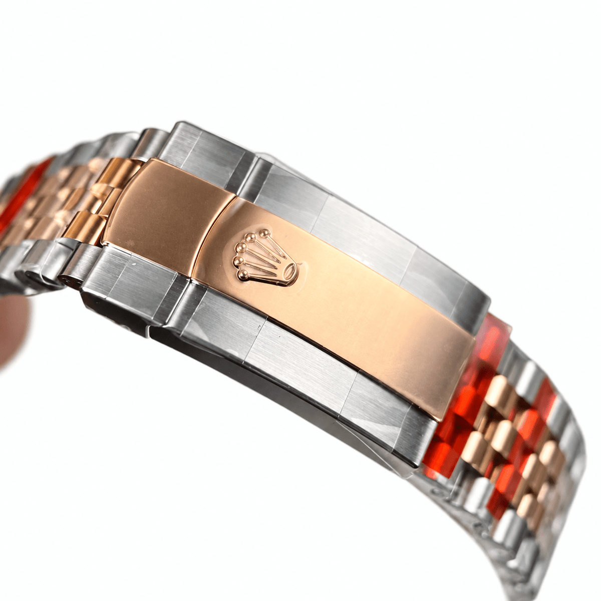 Datejust Two Tone Rose Gold Tone Silver Gem-set Dial 36mm - Watch Vault Au