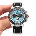 Daytona DiW Porsche Ice Blue Carbon Style 40mm - Watch Vault Au