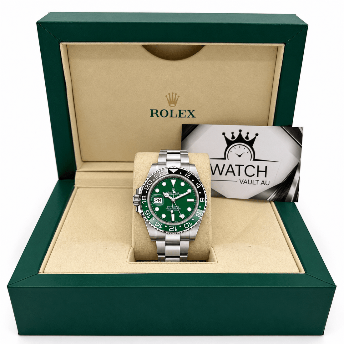 GMT-Master II Green Dial Sprite 40mm - Watch Vault Au