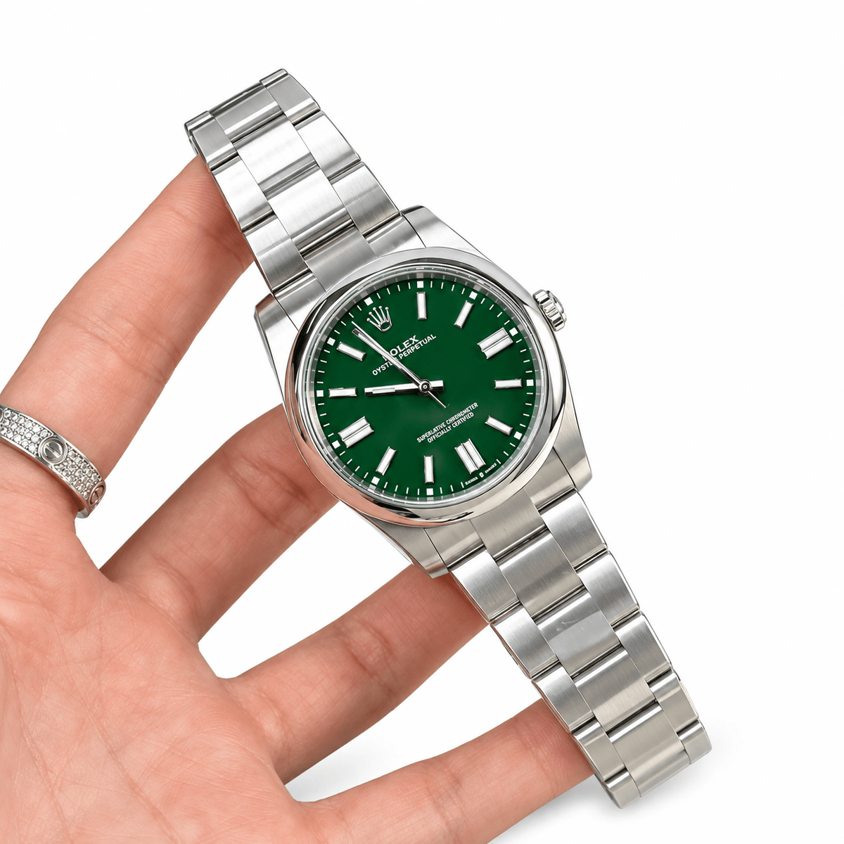 Oyster Perpetual Green Dial 41mm - Watch Vault Au