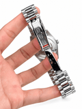 Day-Date Silver Tone Grey Textured Dial 40mm - Watch Vault Au
