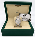 Datejust Two Tone Rose Gold Tone White Motif Dial 36mm - Watch Vault Au