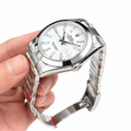 Datejust Silver Tone White Dial Smooth Bezel 41mm - Watch Vault Au