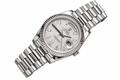 Day-Date Silver Tone Meteorite Style Dial 40mm - Watch Vault Au