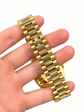 Day-Date Yellow Gold Tone Green Ombre Dial 36mm - Watch Vault Au