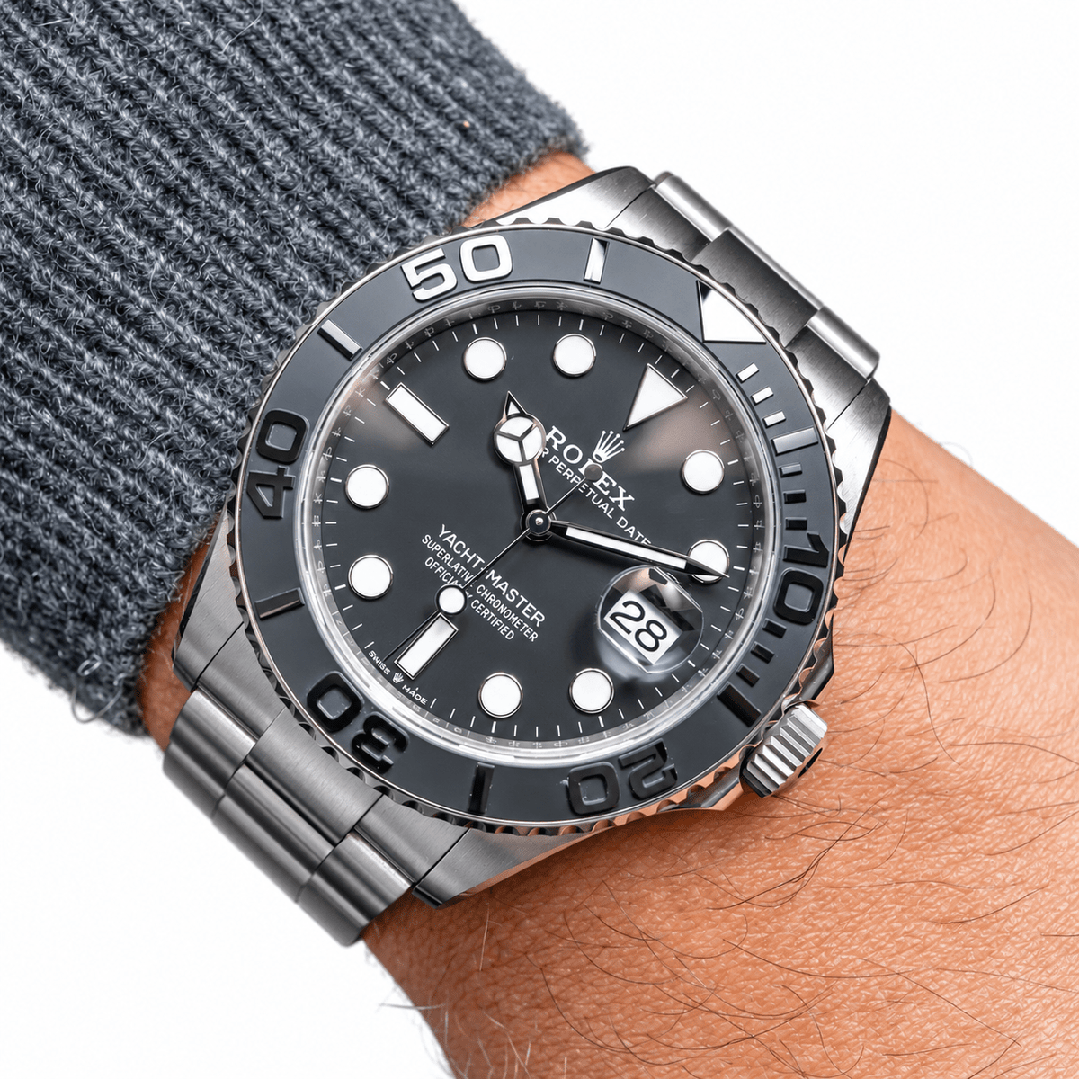 Yacht-Master Titanium Style Black Dial 42mm - Watch Vault Au