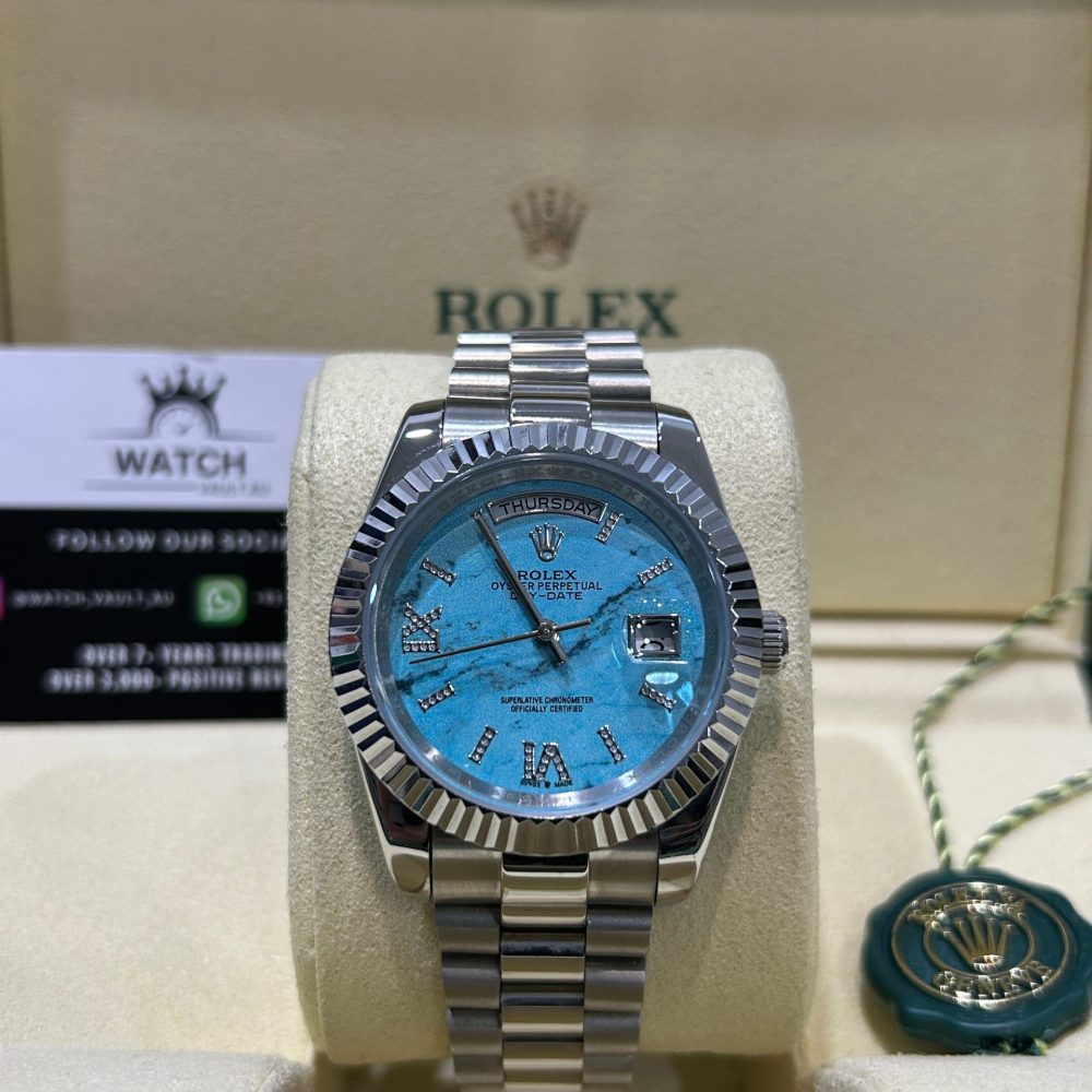 Rolex Day-Date Blue Dial 40mm