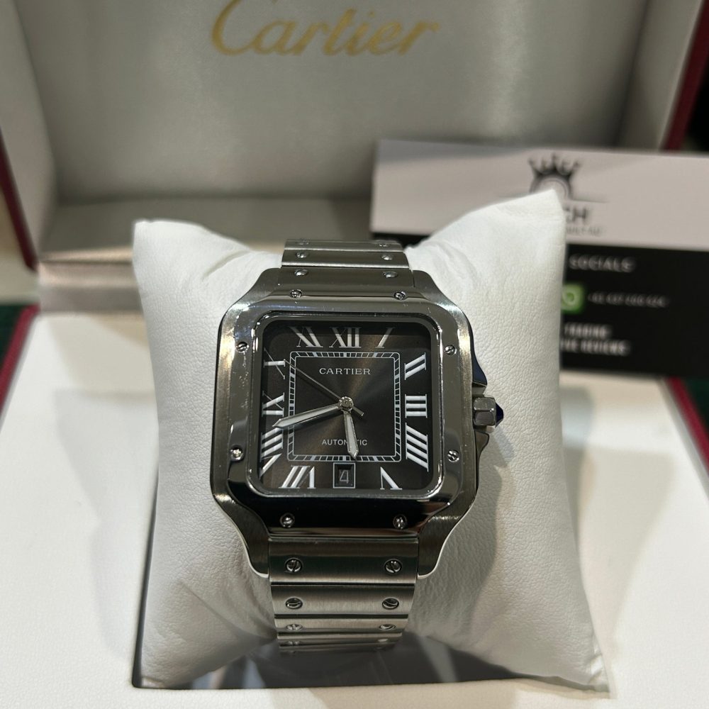 Cartier Santos Large Grey Dial