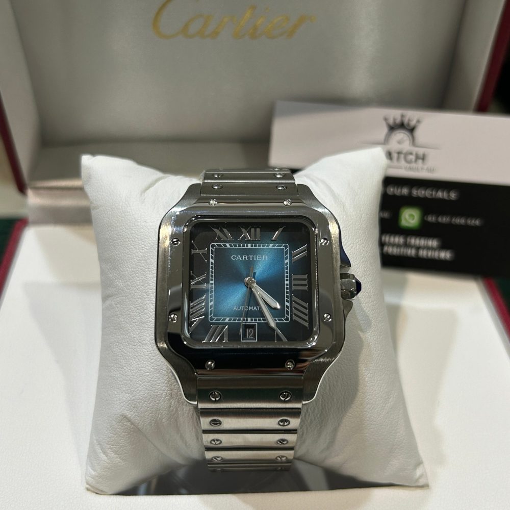 SANTOS DE CARTIER L BLUE DIAL