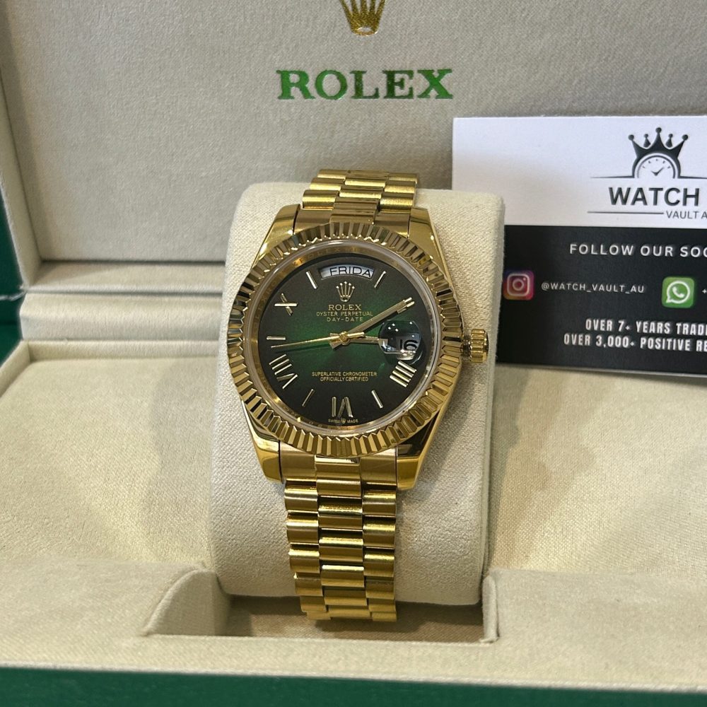 Rolex Day-Date Green Dial 40mm