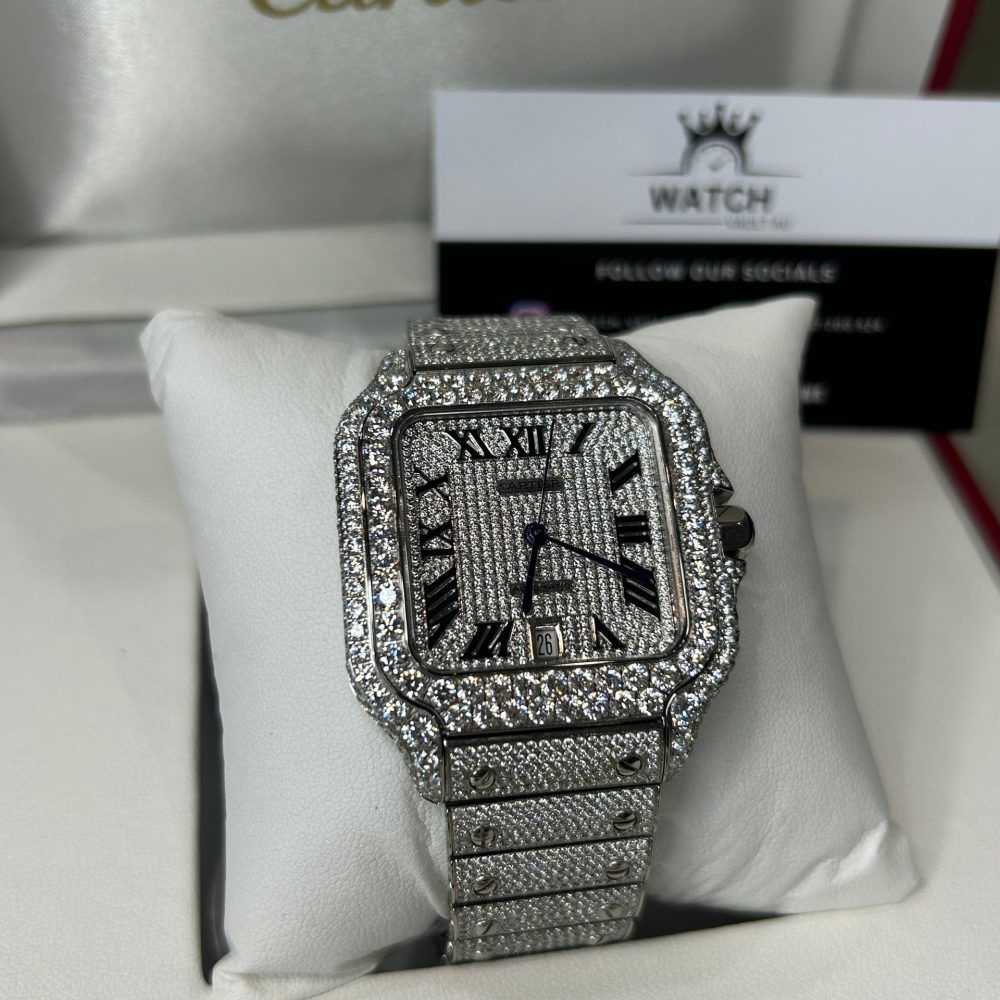Cartier Santos Diamond Watch