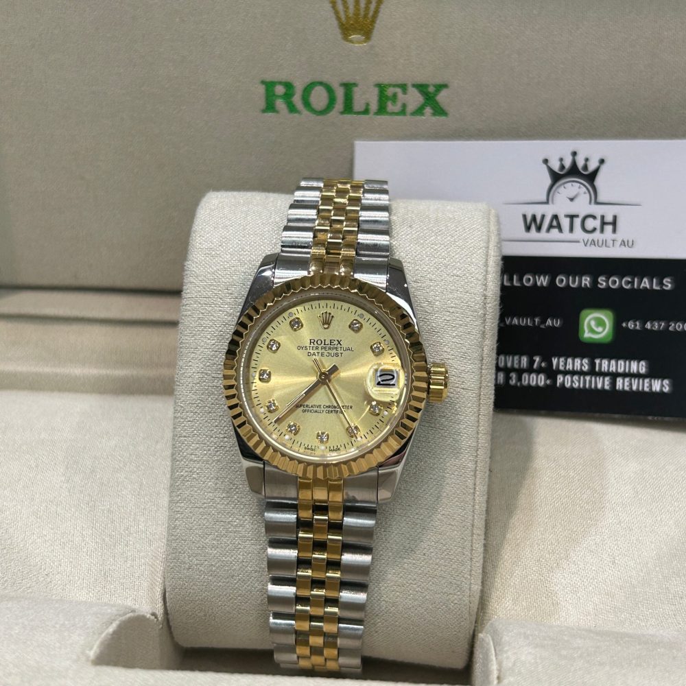 Two-Tone Gold and Stainless Steel with Champagne Dial