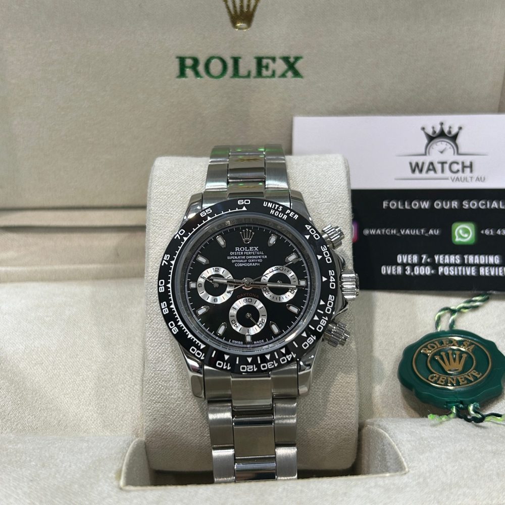 Rolex Daytona Stainless Steel Black Dial