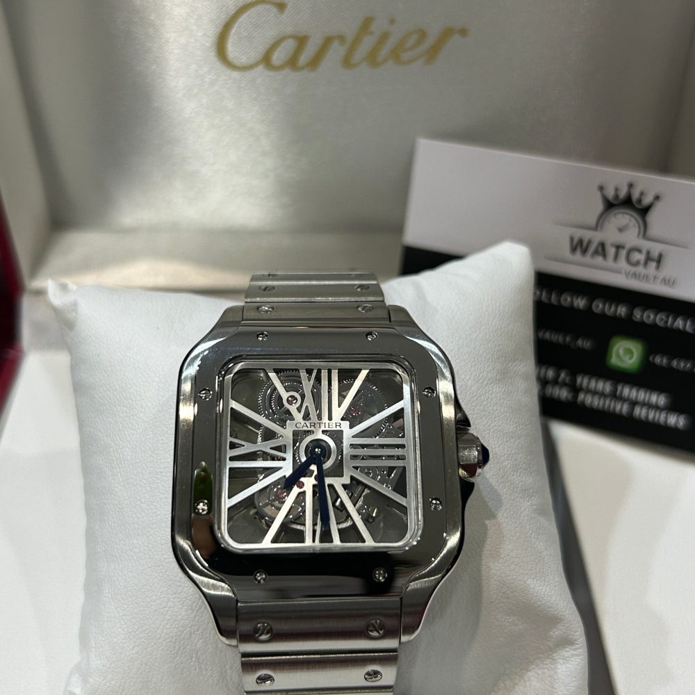 Cartier Santos Skeleton Watch