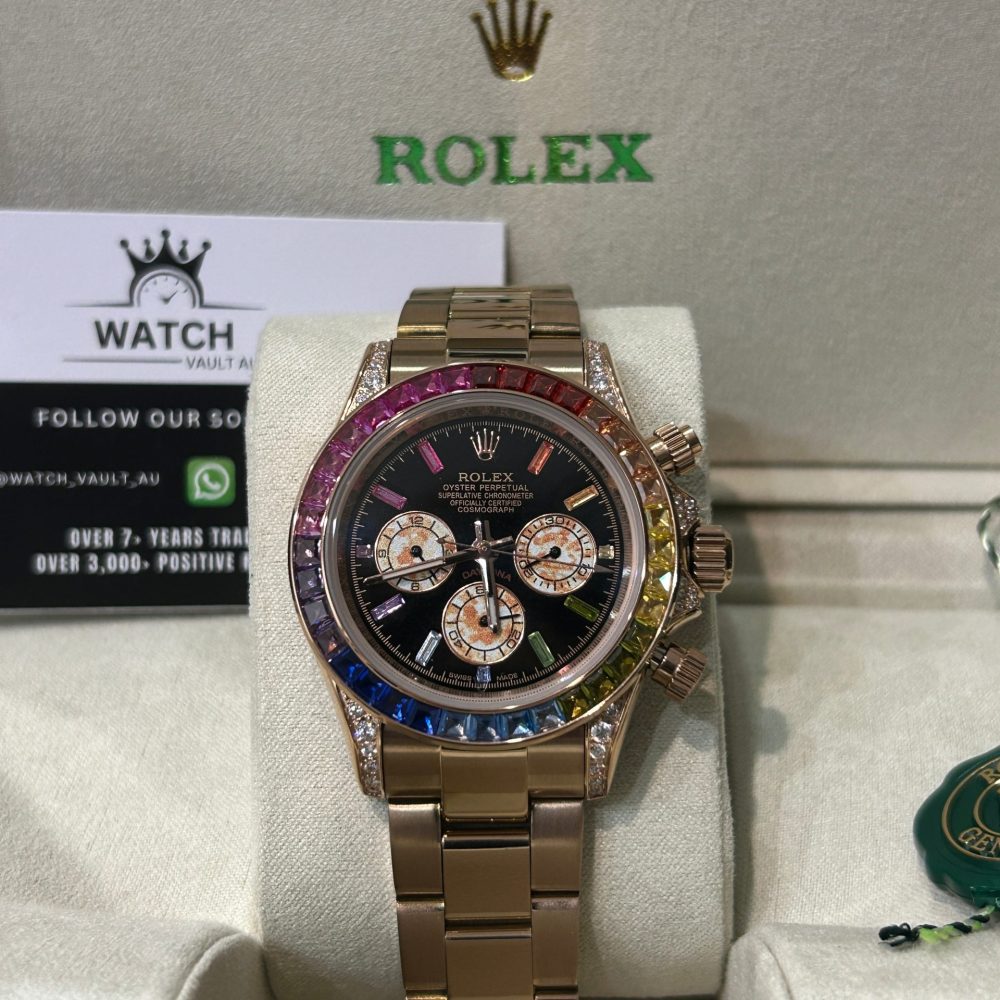 Rolex Daytona Rainbow Rose Gold 40mm