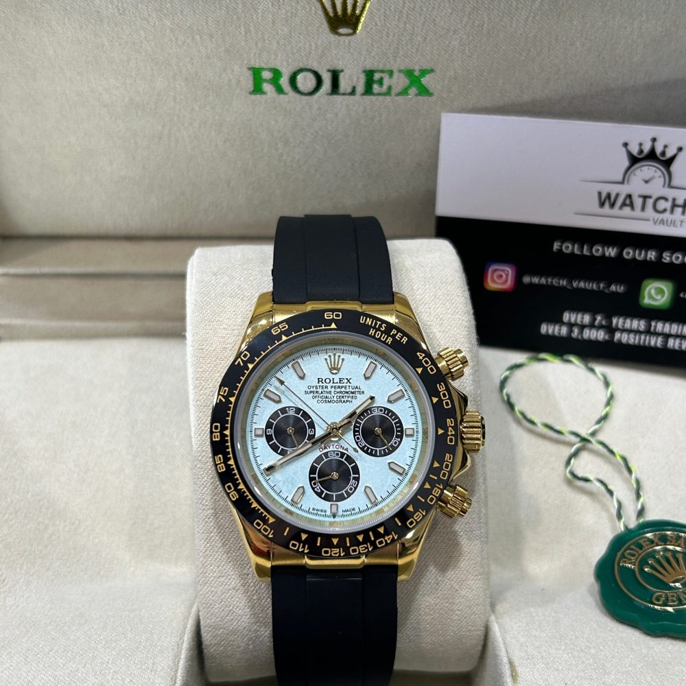 Rolex Daytona Yellow Gold Blue Dial
