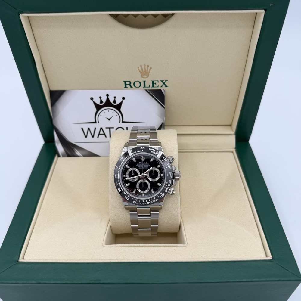 Rolex Daytona Black Dial 40mm - Swiss Movement 3155 Caliber