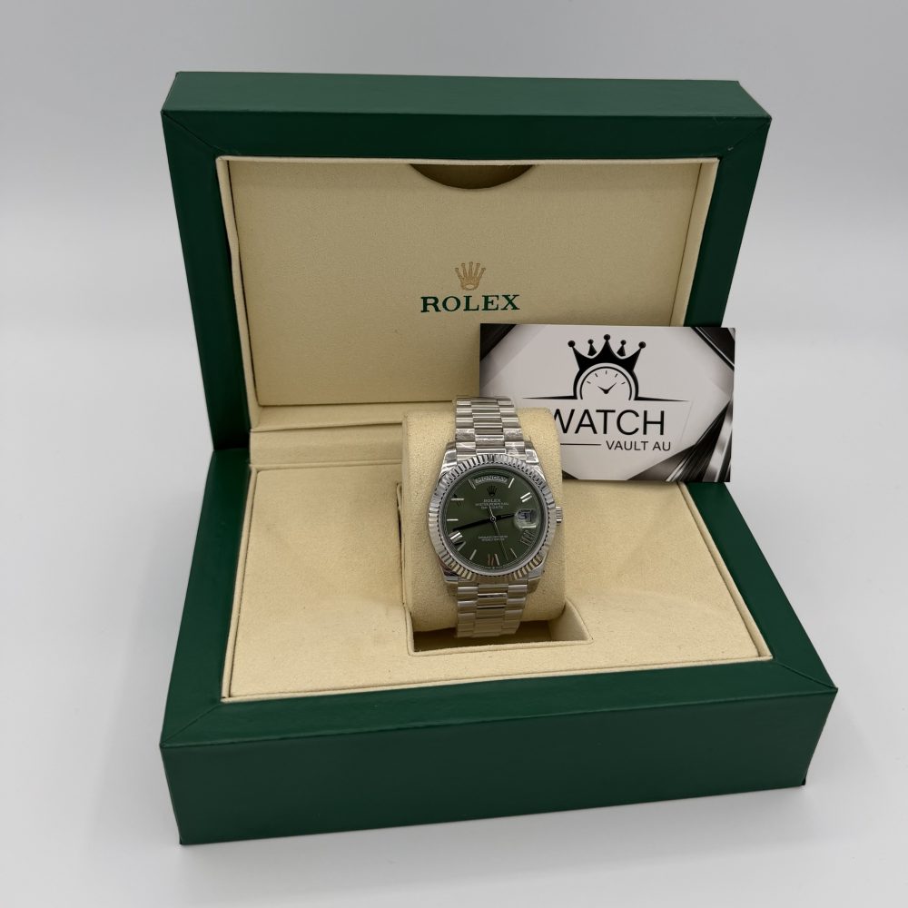 Rolex Daydate Green Dial 40mm - Swiss Movement 3155 Caliber