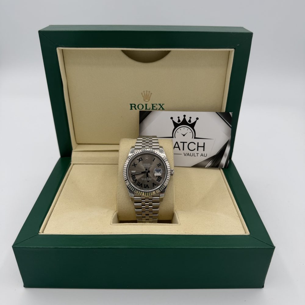 Rolex DateJust Wimbledon Silver 41mm - Swiss 3235 Caliber Automatic