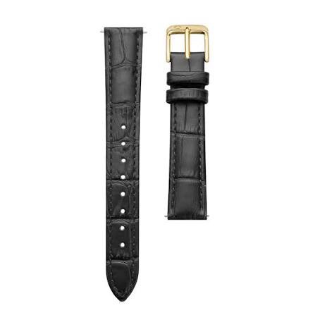 Black leather strap
